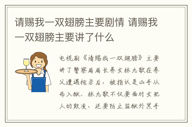 請賜我一雙翅膀主要劇情 請賜我一雙翅膀主要講了什么